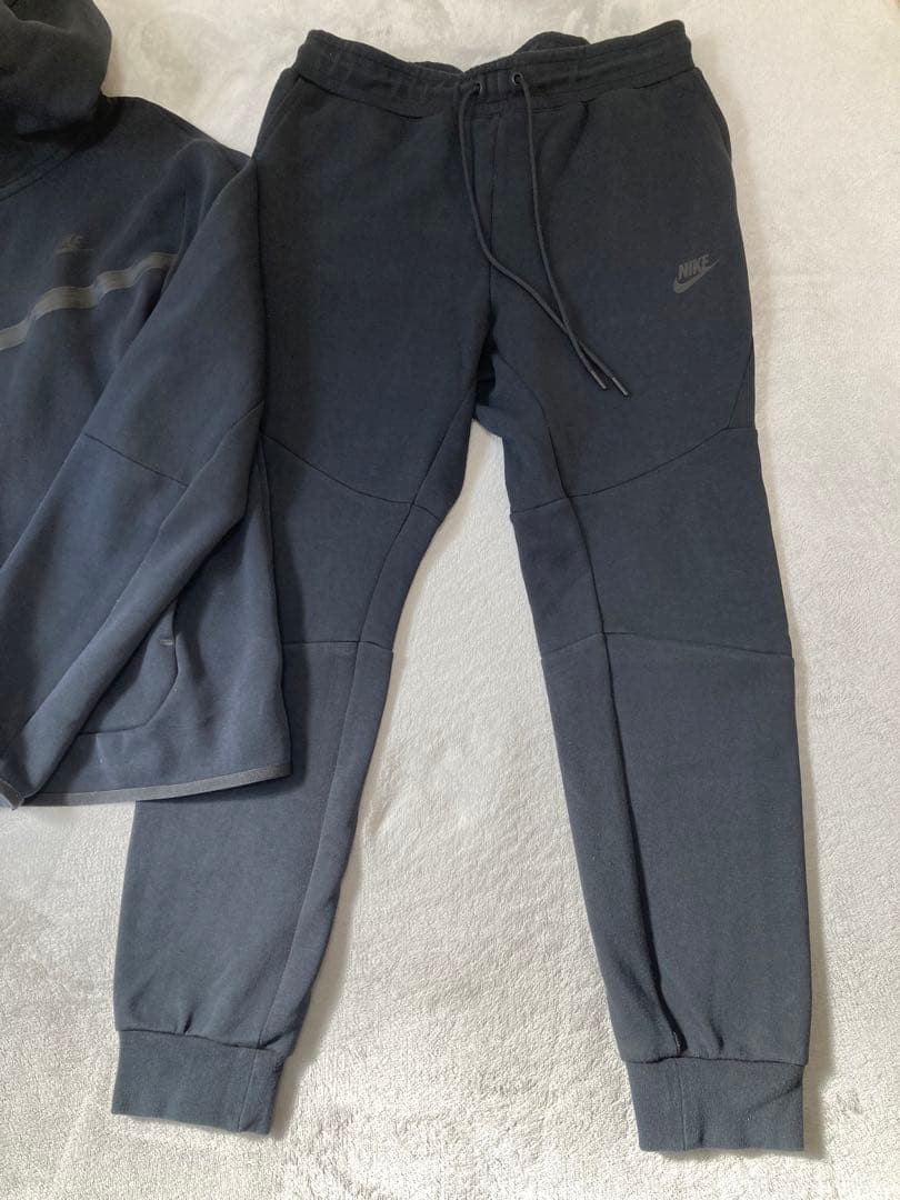 ナイキ テックフリース 上下セット NIKE ブラック 黒