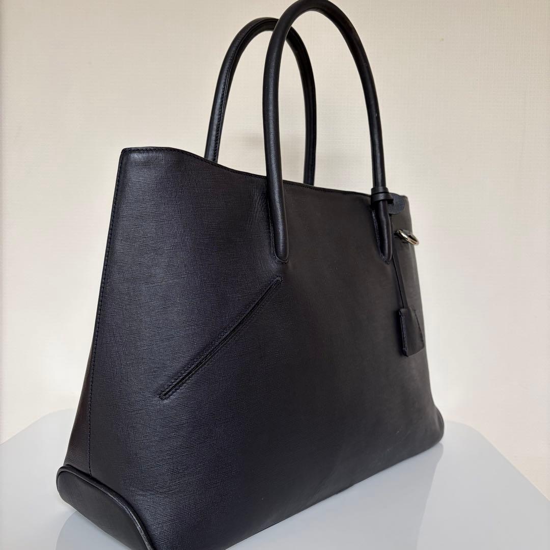 PID レザー トートバッグ 2WAY ネイビー