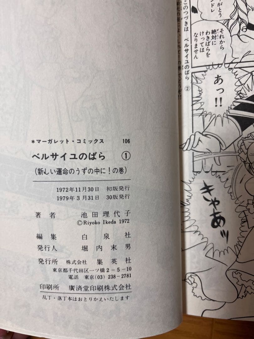 お*郎様 ベルサイユのばら 全10巻 池田理代子　箱付き