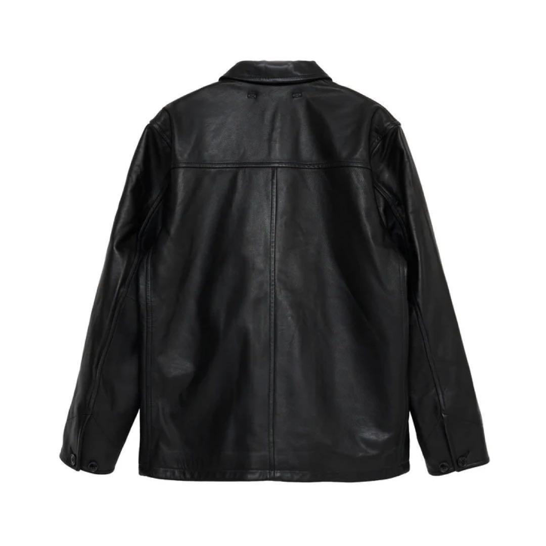 【AVIREX×GDC】Lether Carcoat black