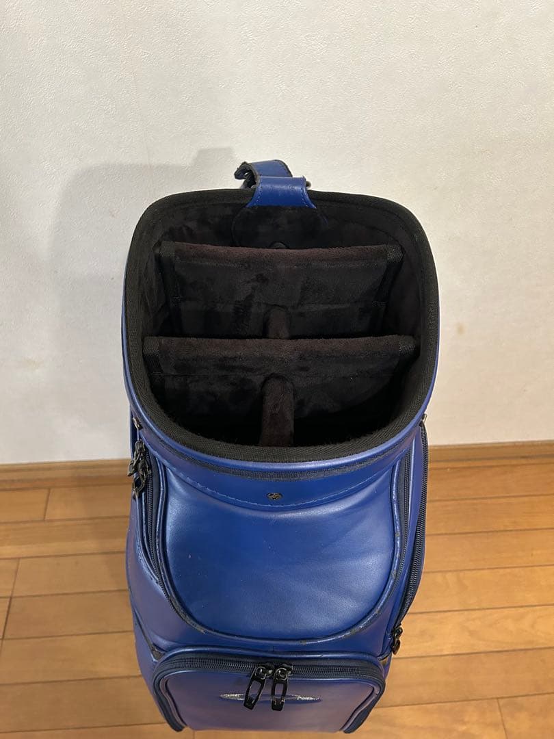 OAKLEY 青 キャディバッグ 合成皮革