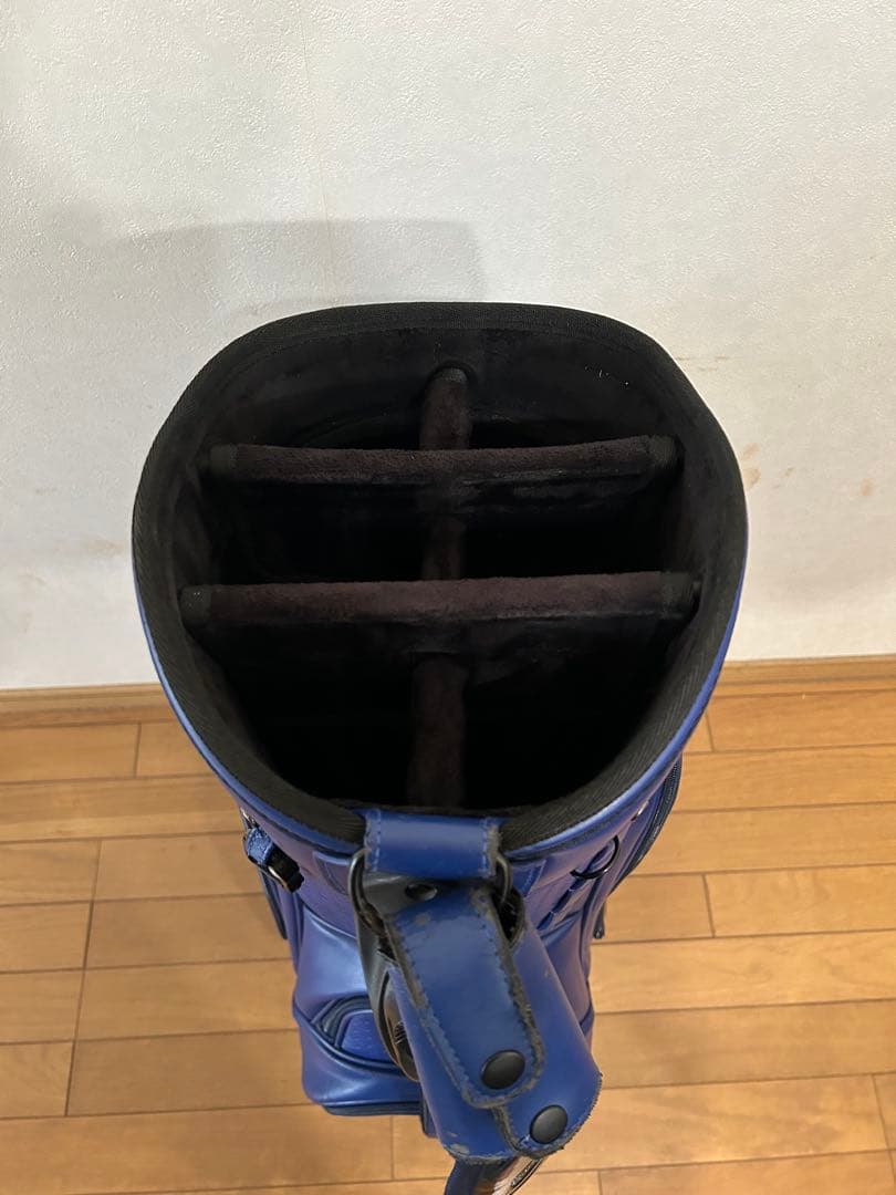 OAKLEY 青 キャディバッグ 合成皮革