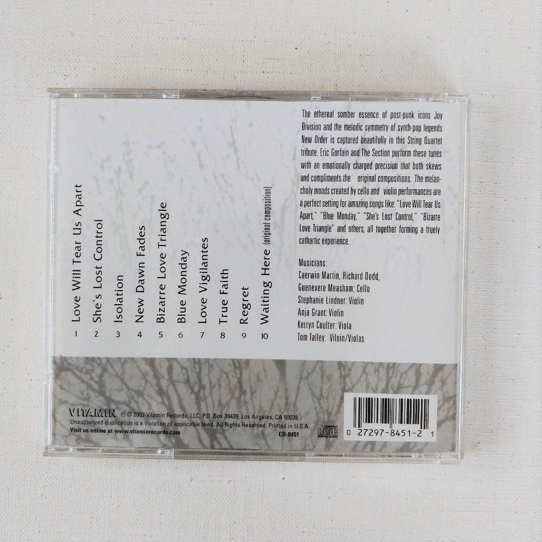 レア Joy Division New Order 弦楽四重奏トリビュート CD