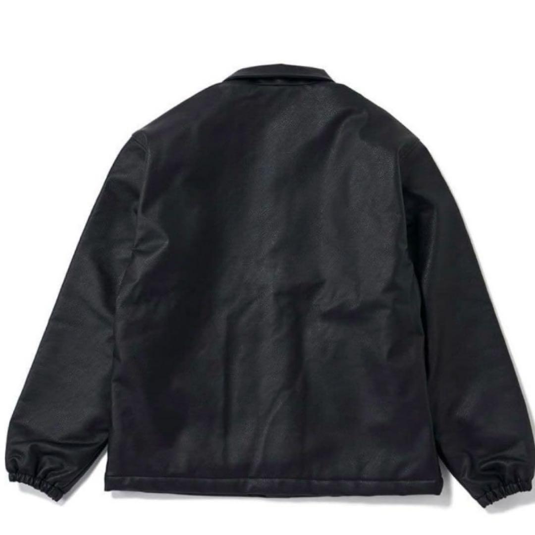 ROLLER FAKE LEATHER COACH JACKET キムタク