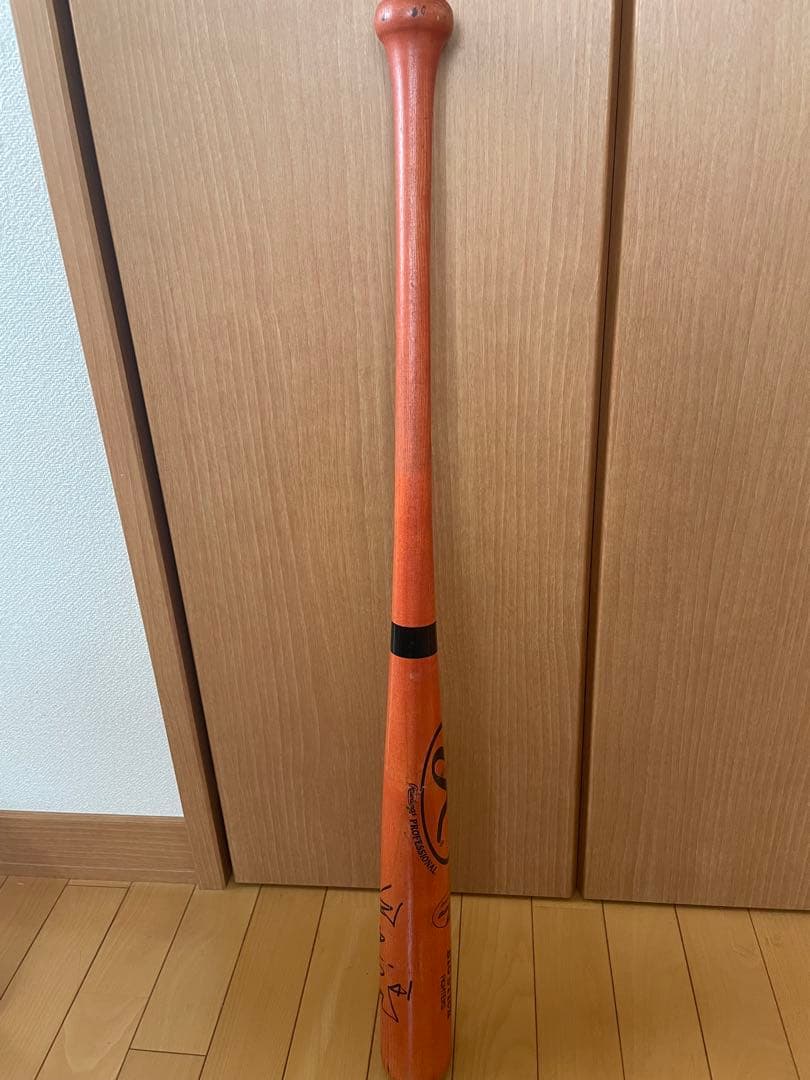 山田勝彦 実使用 稲葉篤紀 サイン バット ファイターズ