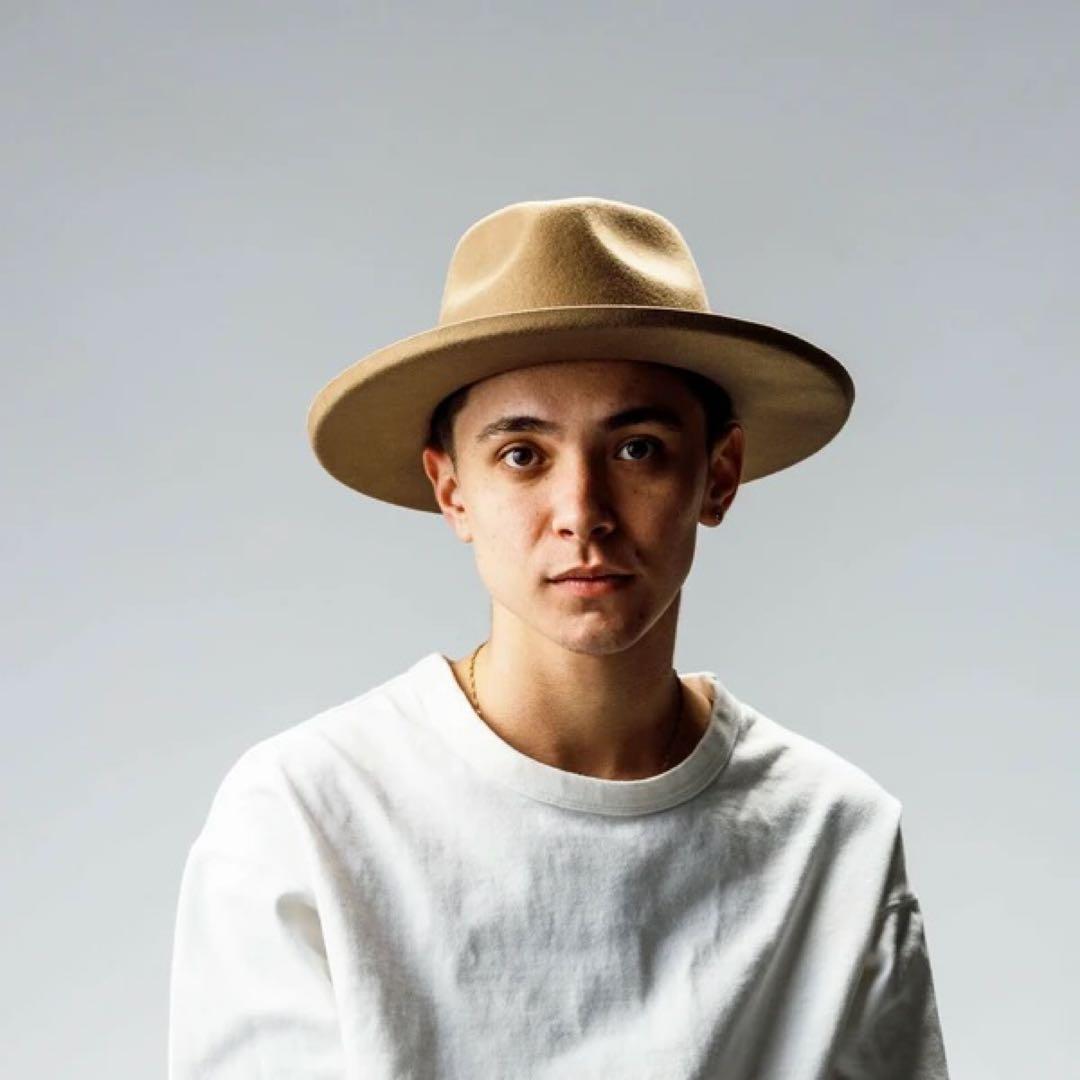 あ BRIM UP LONG FELT HATブリムアップ ロング
