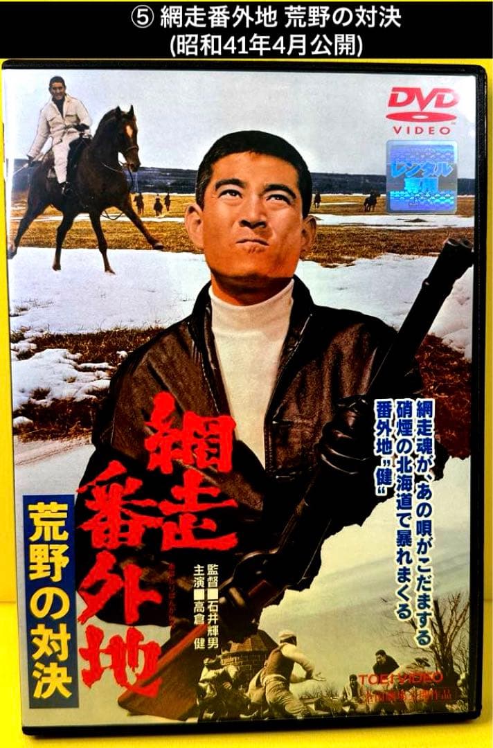 網走番外地 シリーズ DVD 17作品 高倉健