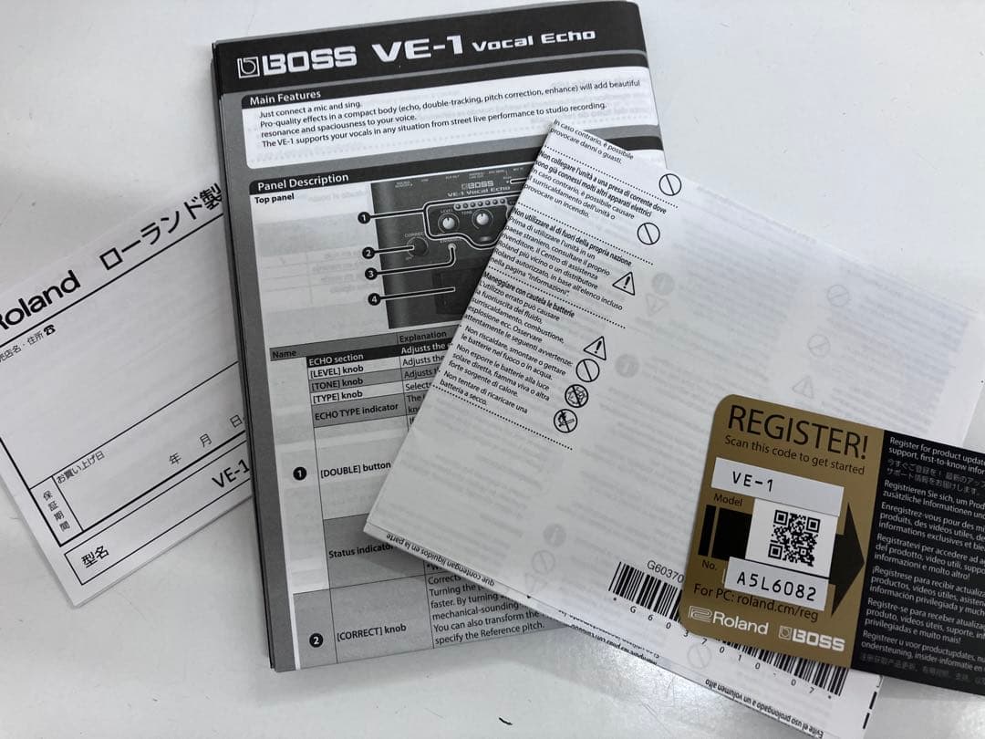 配信機器・PA機器・レコーディング機器 BOSS VE-1