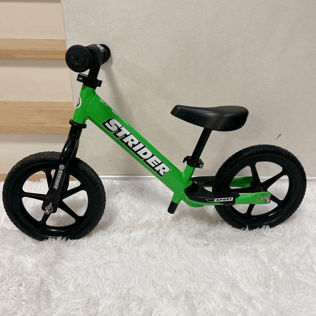 STRIDER スポーツ バランスバイク 12インチ グリーン ストライダー
