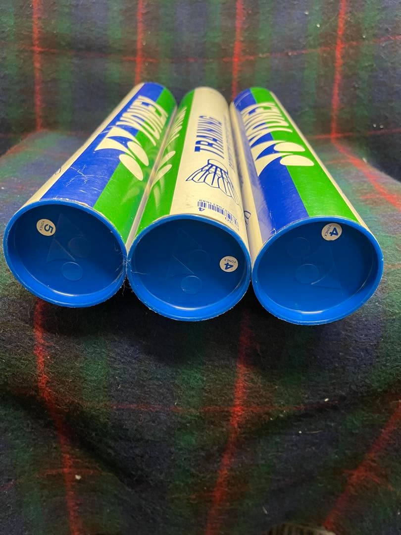 YONEX バドミントン　レトロシャトル　ヨネックス　旧ロゴ　筒付き　ゴーセン