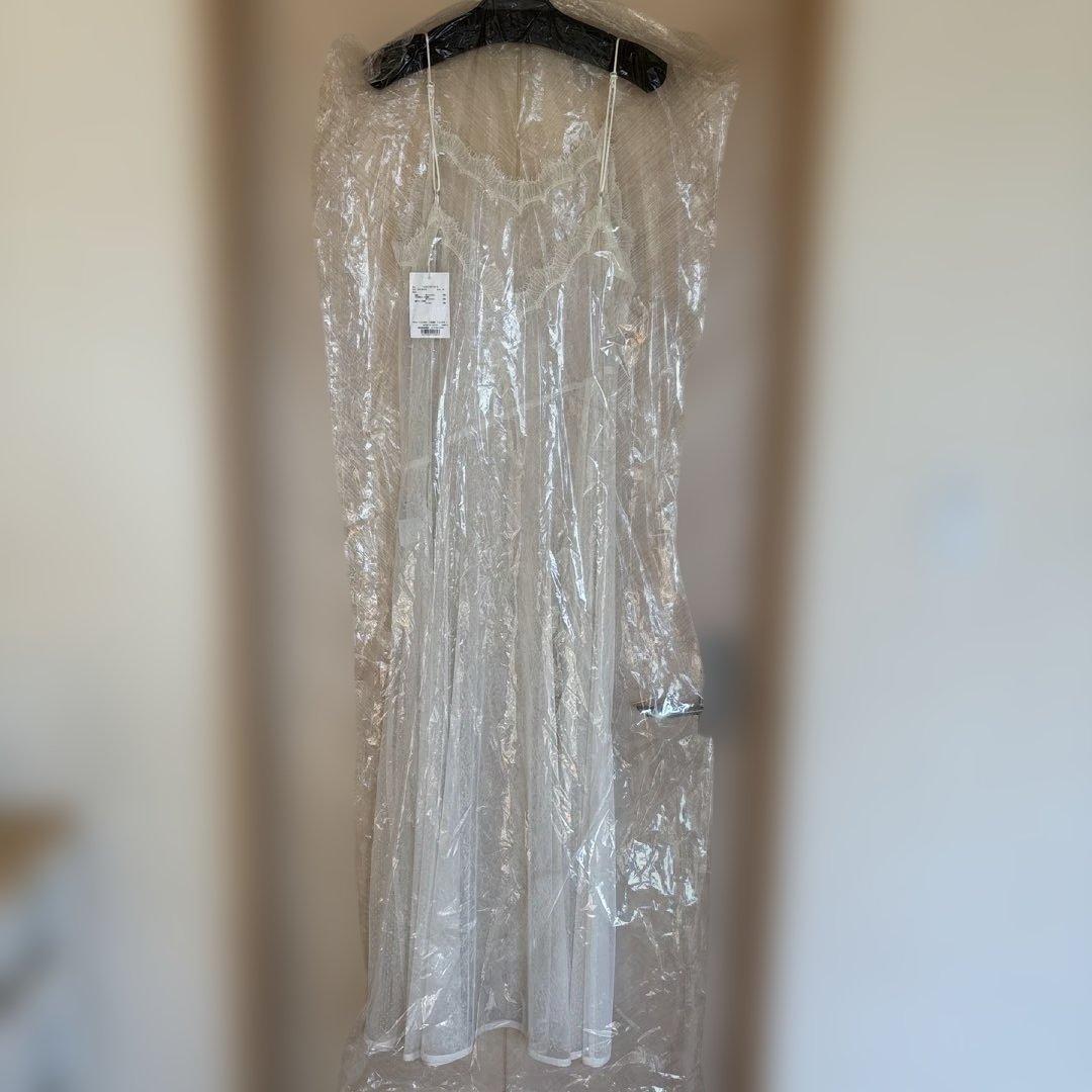 新品 ETRE TOKYO 26SS シアーレイヤードキャミワンピース ホワイト