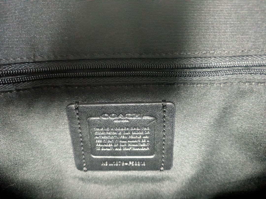 COACH コーチ　トートバッグ　シグネチャー　ブラウン