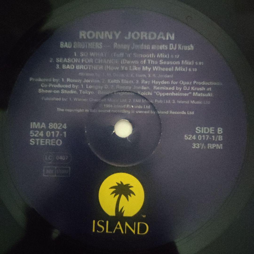 洋楽 Ronny Jordan meets DJ Krush BAD BROTHERS