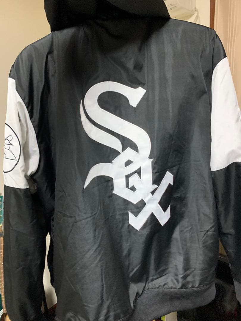 S*E様 ホワイトソックス プルオーバージャケット XL
