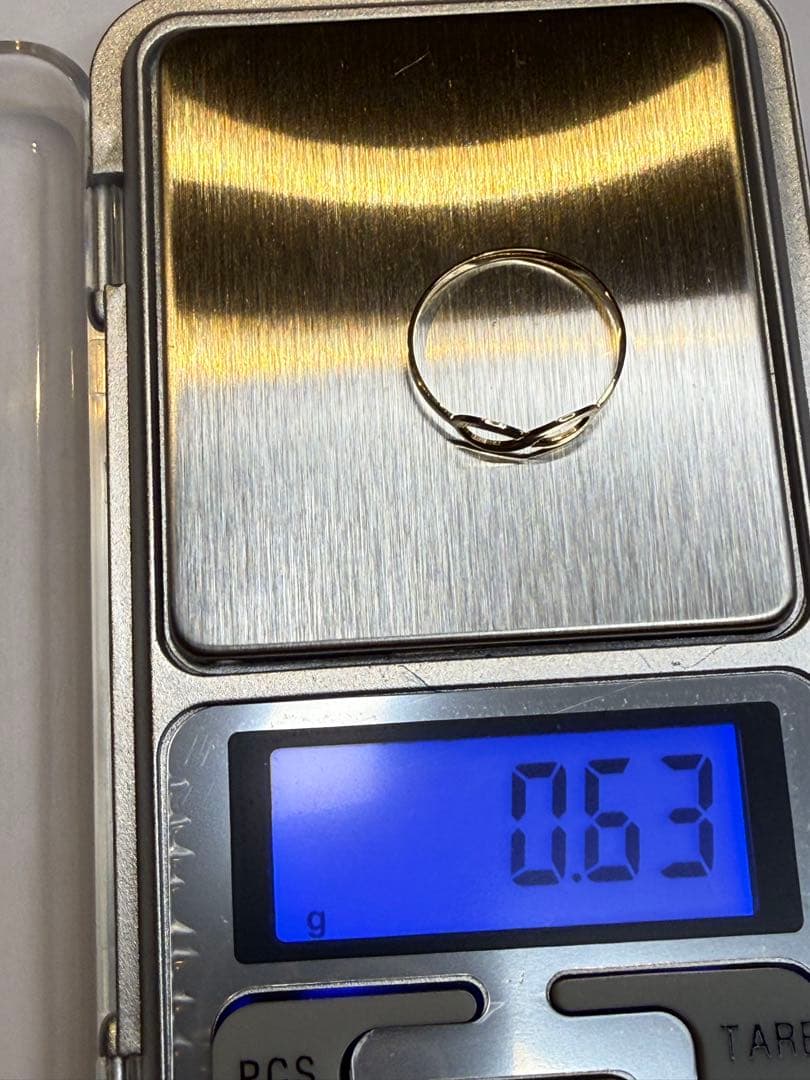 K18YG イタリアンゴールド無限♾️デザインリング12号