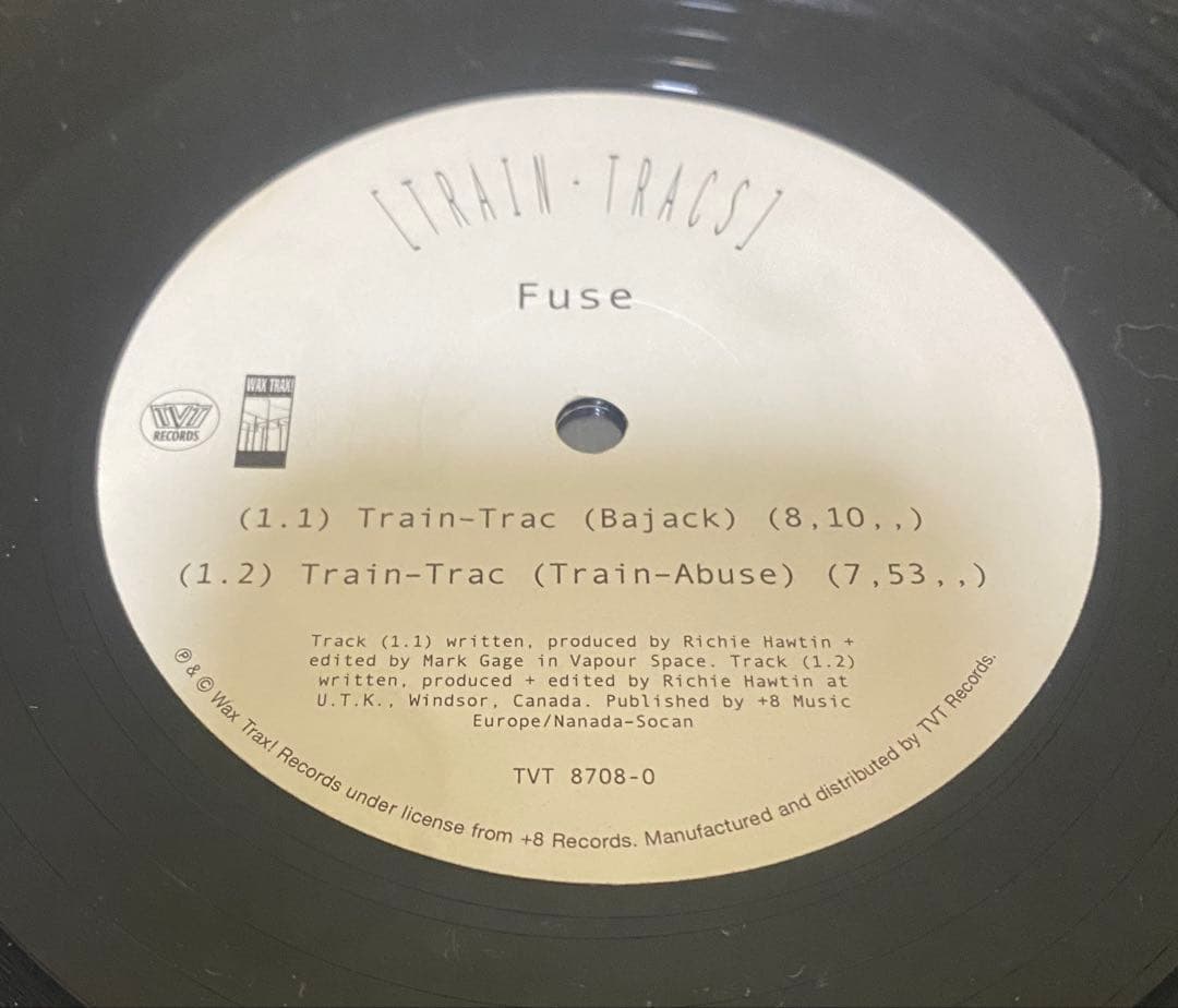 FUSE (TRAIN-TRACS) レコード発売当時盤 リッチー・ホウティン
