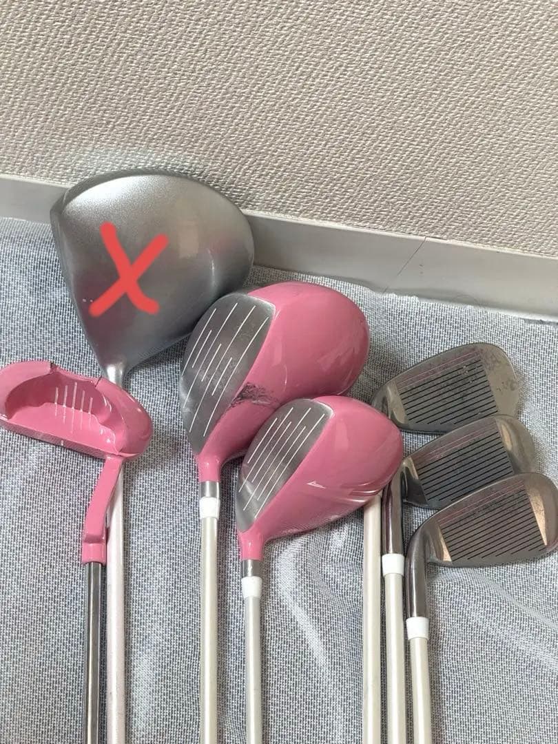 レディース ゴルフクラブセット ピンクWE-101 world golf