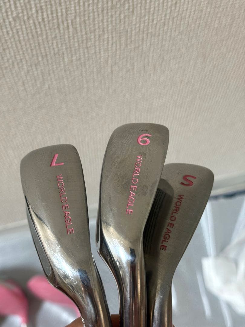 レディース ゴルフクラブセット ピンクWE-101 world golf