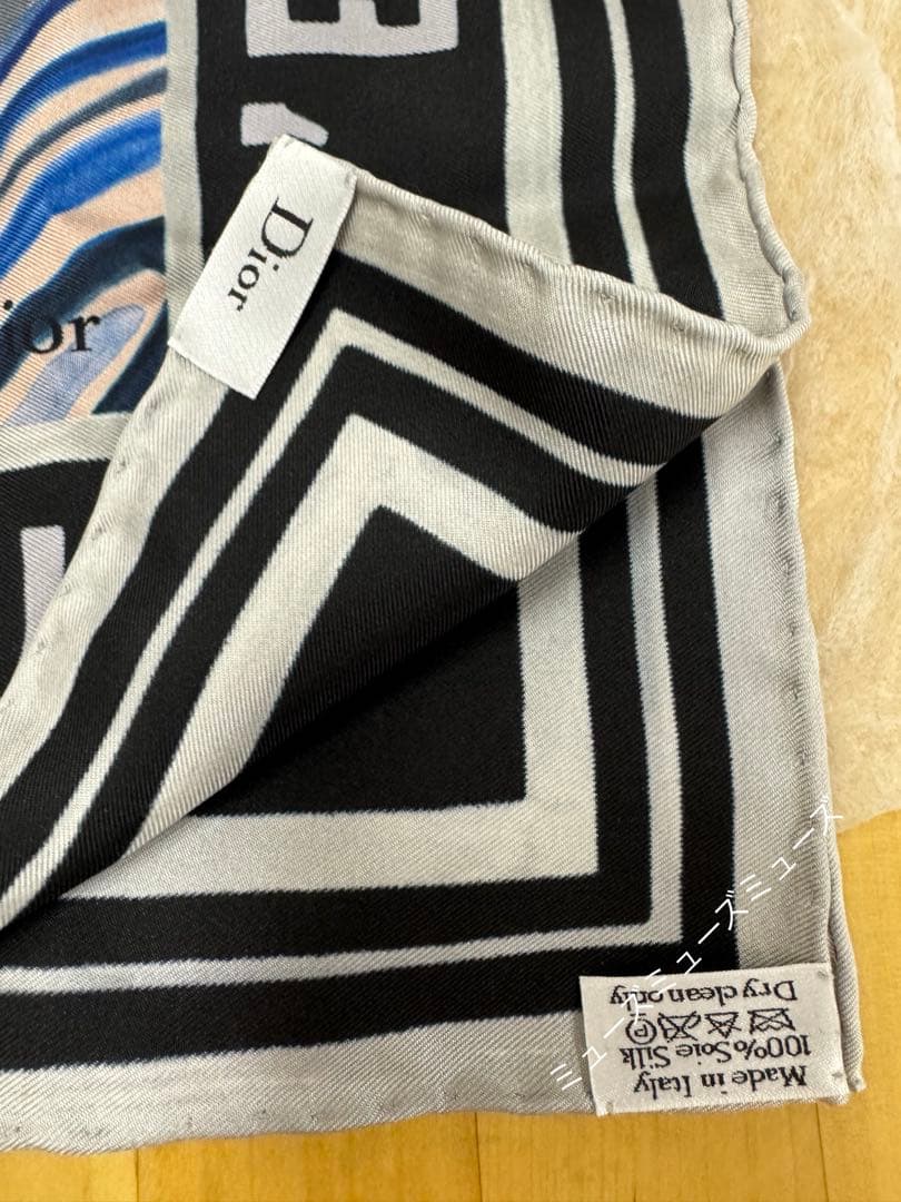 H*a様 Christian Dior アートプリント スカーフ