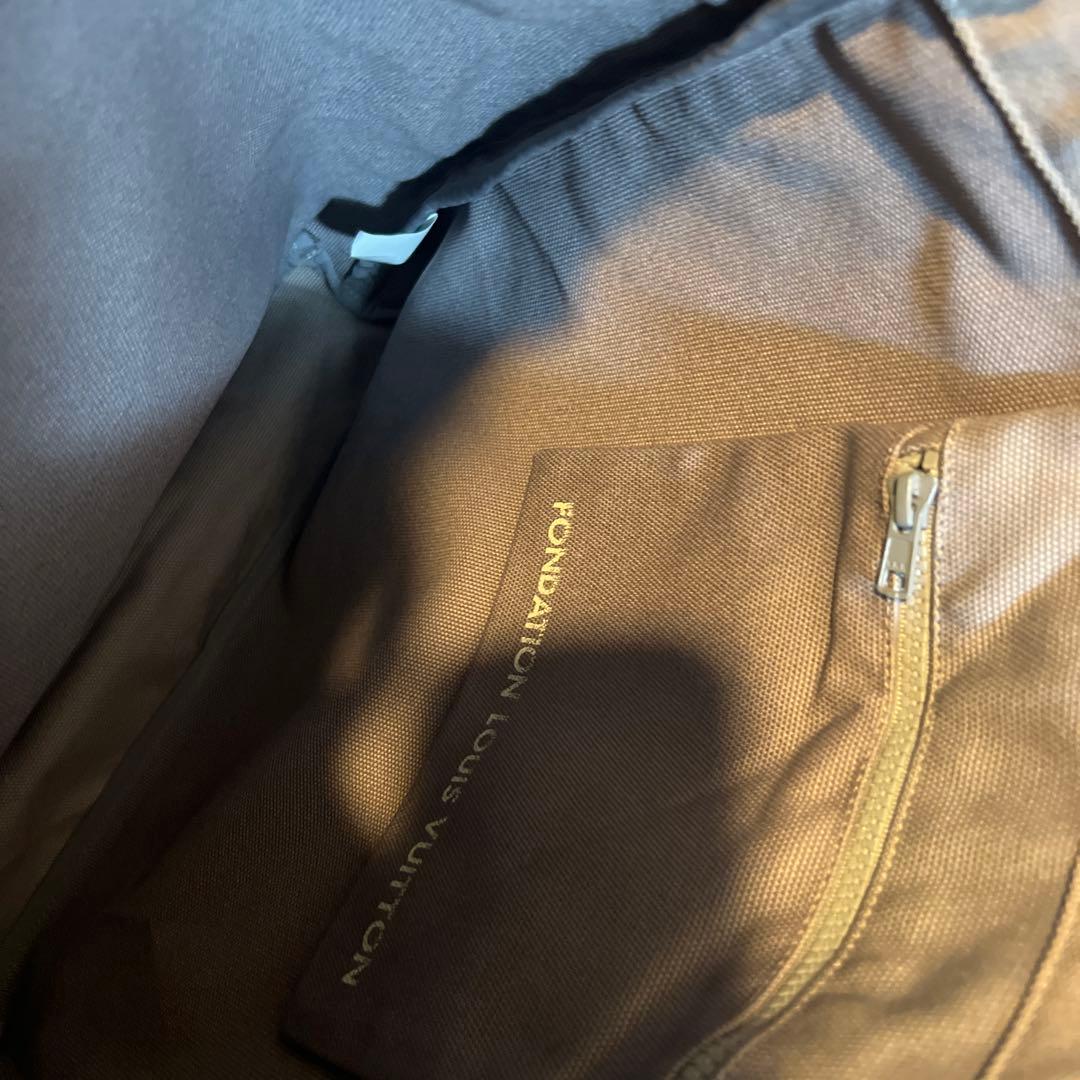 LOUIS VUITTON トートバッグ グレー フォンダシオン