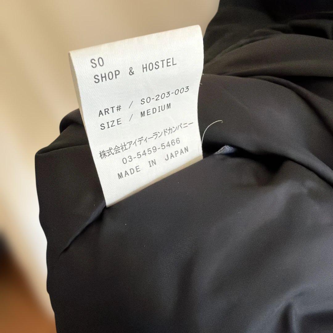 ジャケット・アウター SO ORIGINAL HALF ZIP PADDING VEST(BLACK)