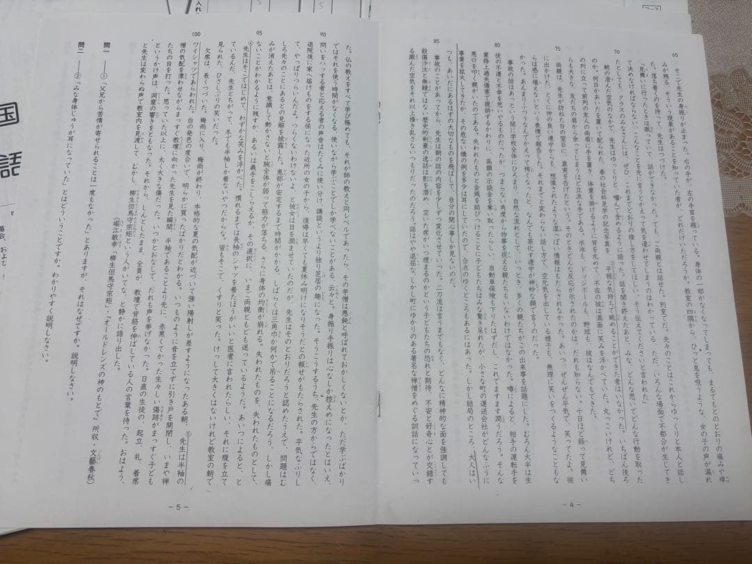 SAPIX6年 2024版　国語SS特訓　開成対策プリント14回　原本解答付き
