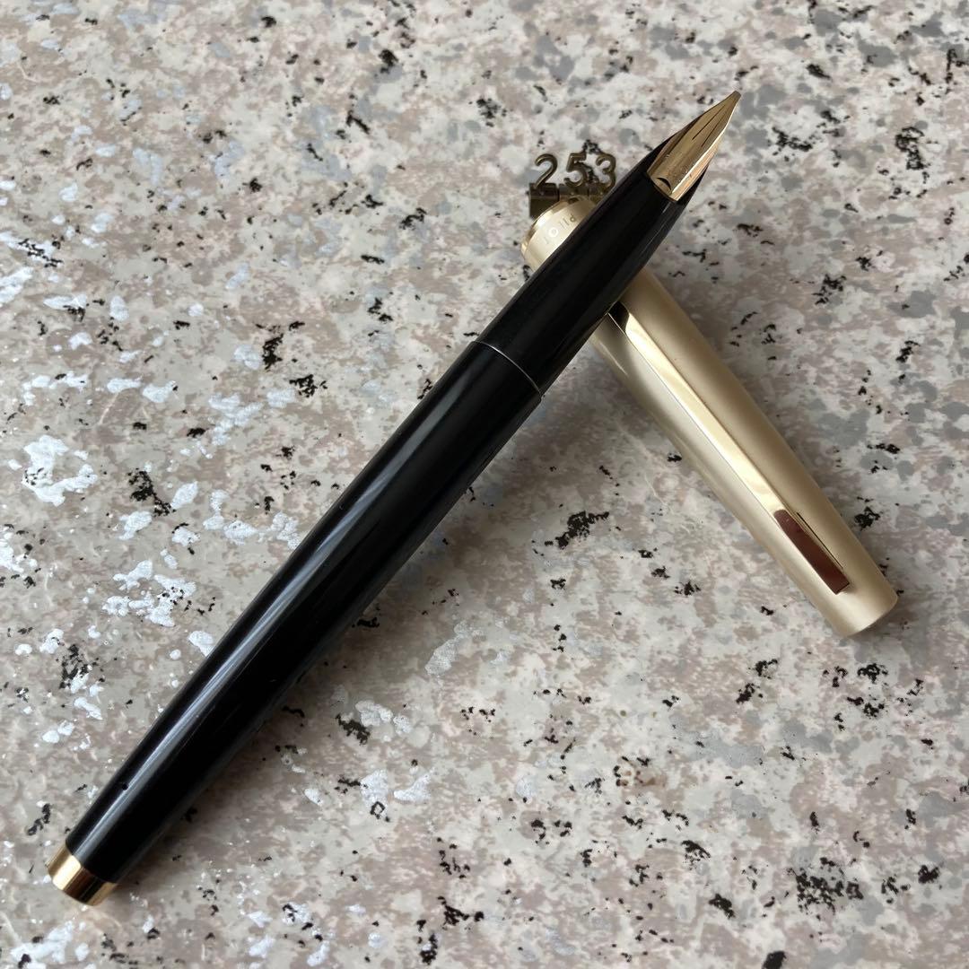 #253 オーバーホール済み 万年筆 ロング PILOT MUSIC 14k