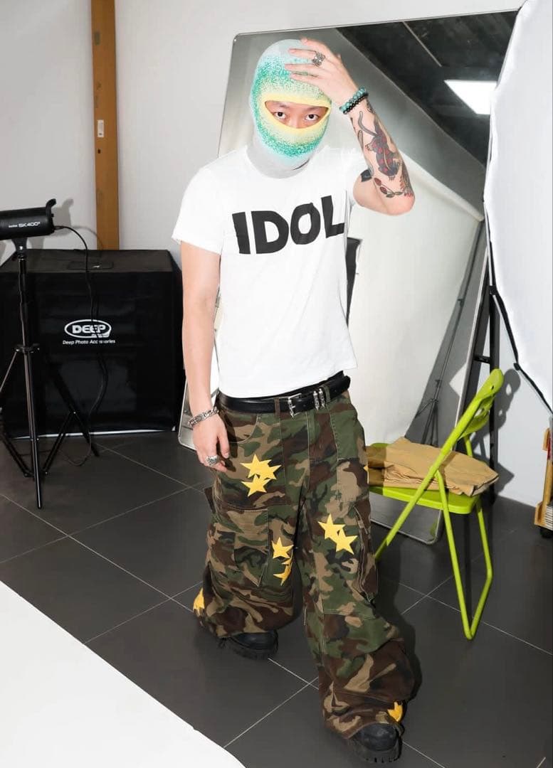 Star Camo Jeans スター柄 カモフラージュ ワイドパンツ y2k