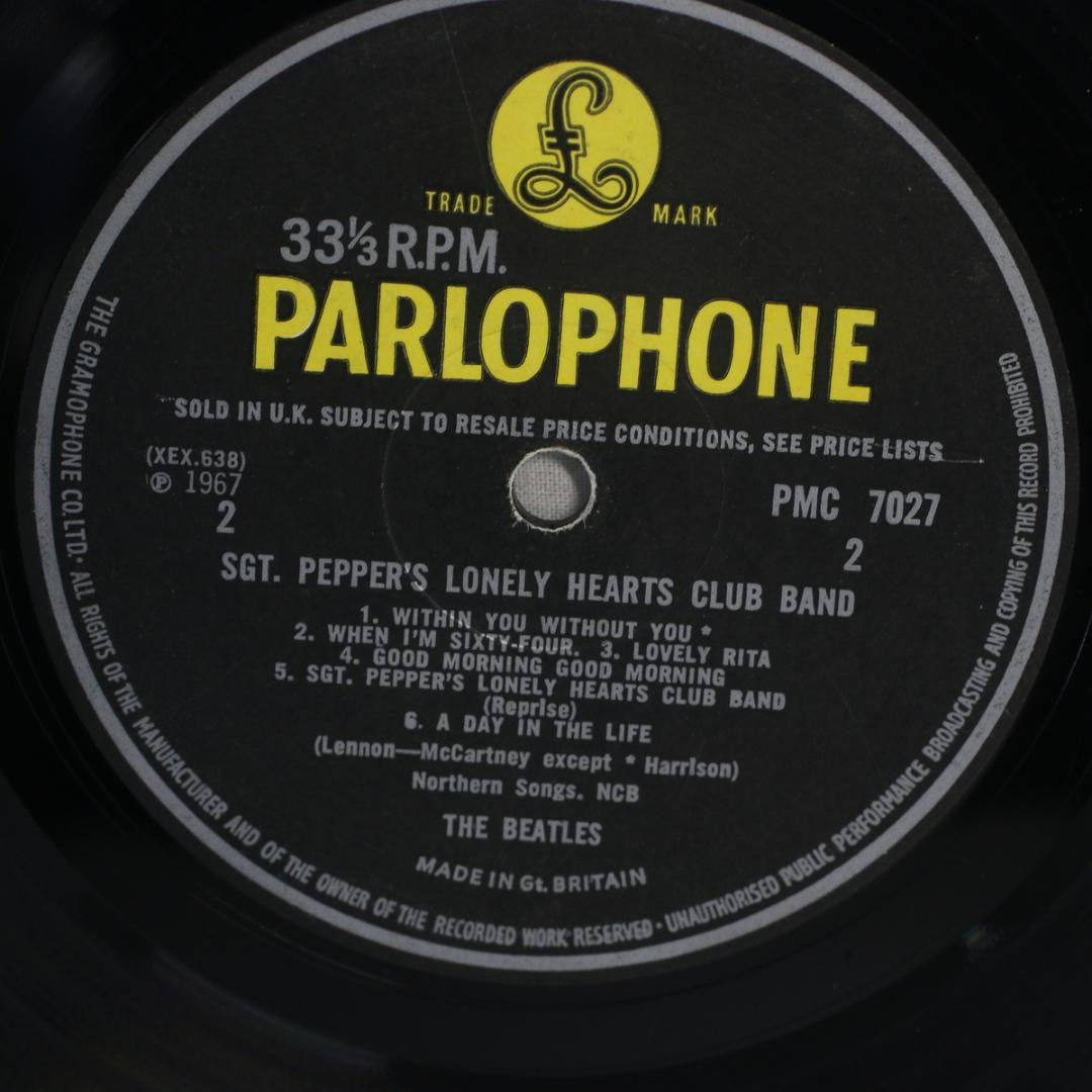 英LP The Beatles Sgt. Pepper's 1stプレスMono