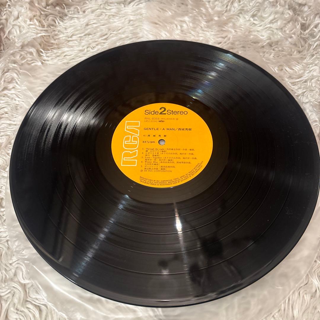 西城秀樹　GENTLE A MAN LPレコード 角松敏生