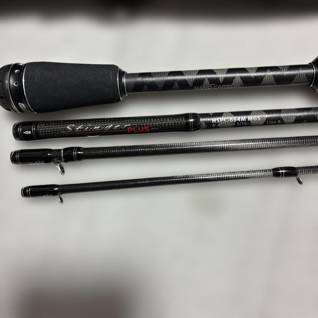 アブガルシア Hornet HSPC-664M MGS JL 4ピースアーロッド
