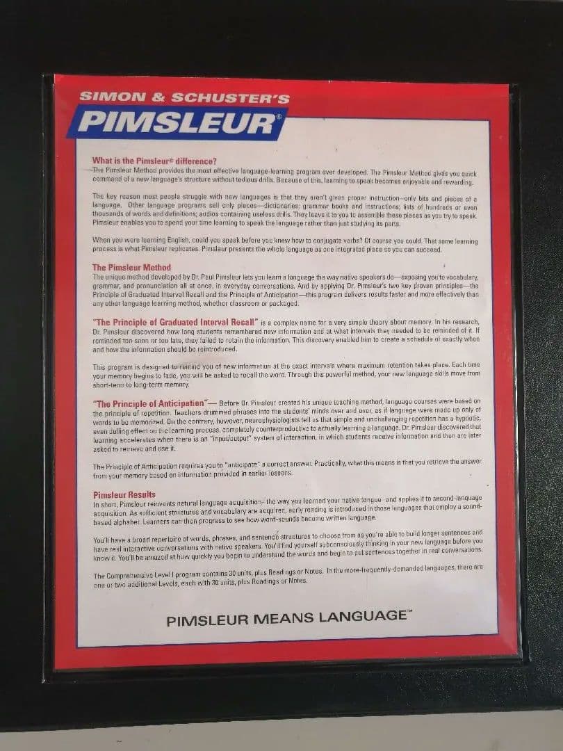 PIMSLEUR GERMAN 1　(16CDS)