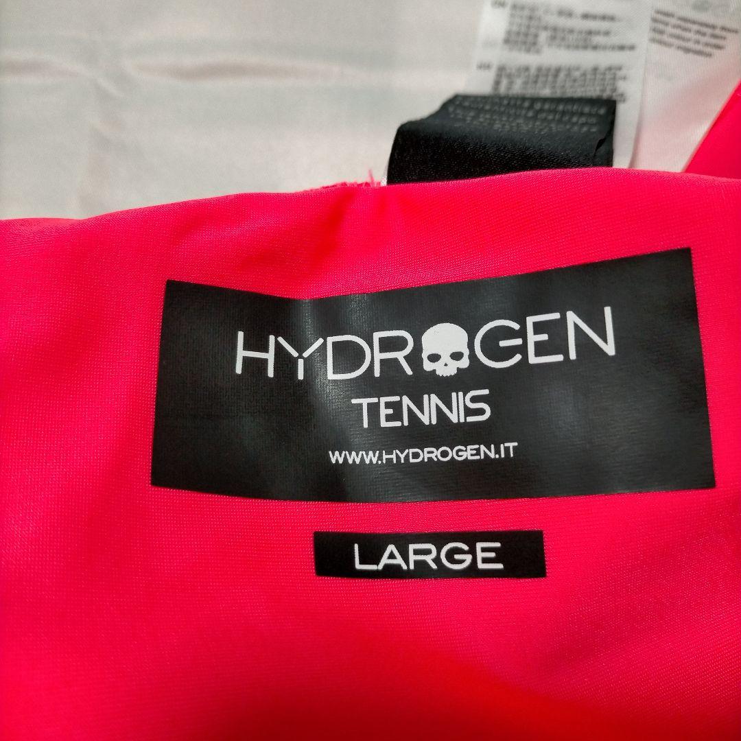 【新品タグ付き】HYDROGEN テニス ハーフパンツ Ｌ 蛍光ピンク 正規品