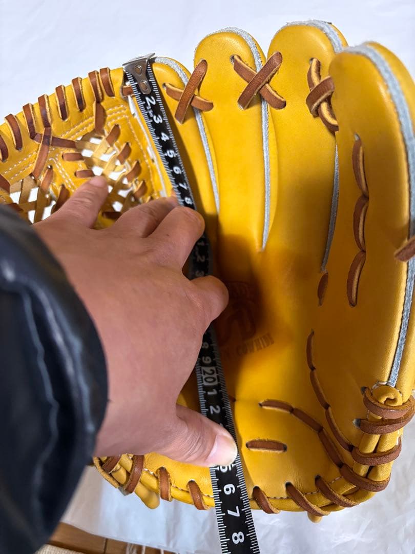 アサダスポーツ 軟式オーダーグローブ 内野用　 ナチュラル　収納袋付き