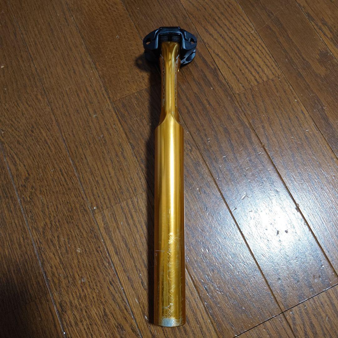 美品MICHE SUPER TYPE ミケ シートポスト　27.2mm ゴールド