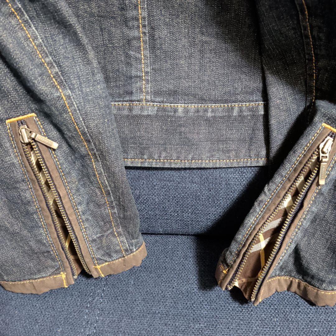 BURBERRY ダークデニムジャケット　Lサイズ　美品　クリーニング済