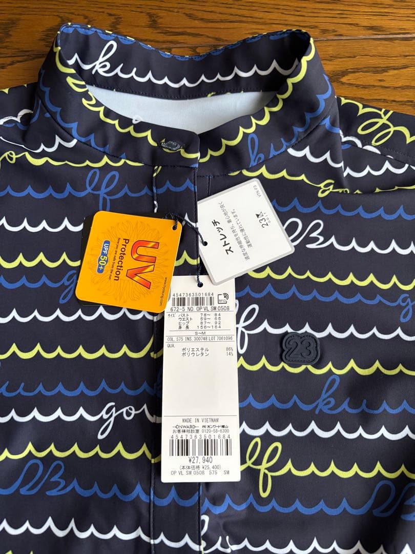 『23区GOLF 』UVプロテクション ワンピース M 新品タグ付き