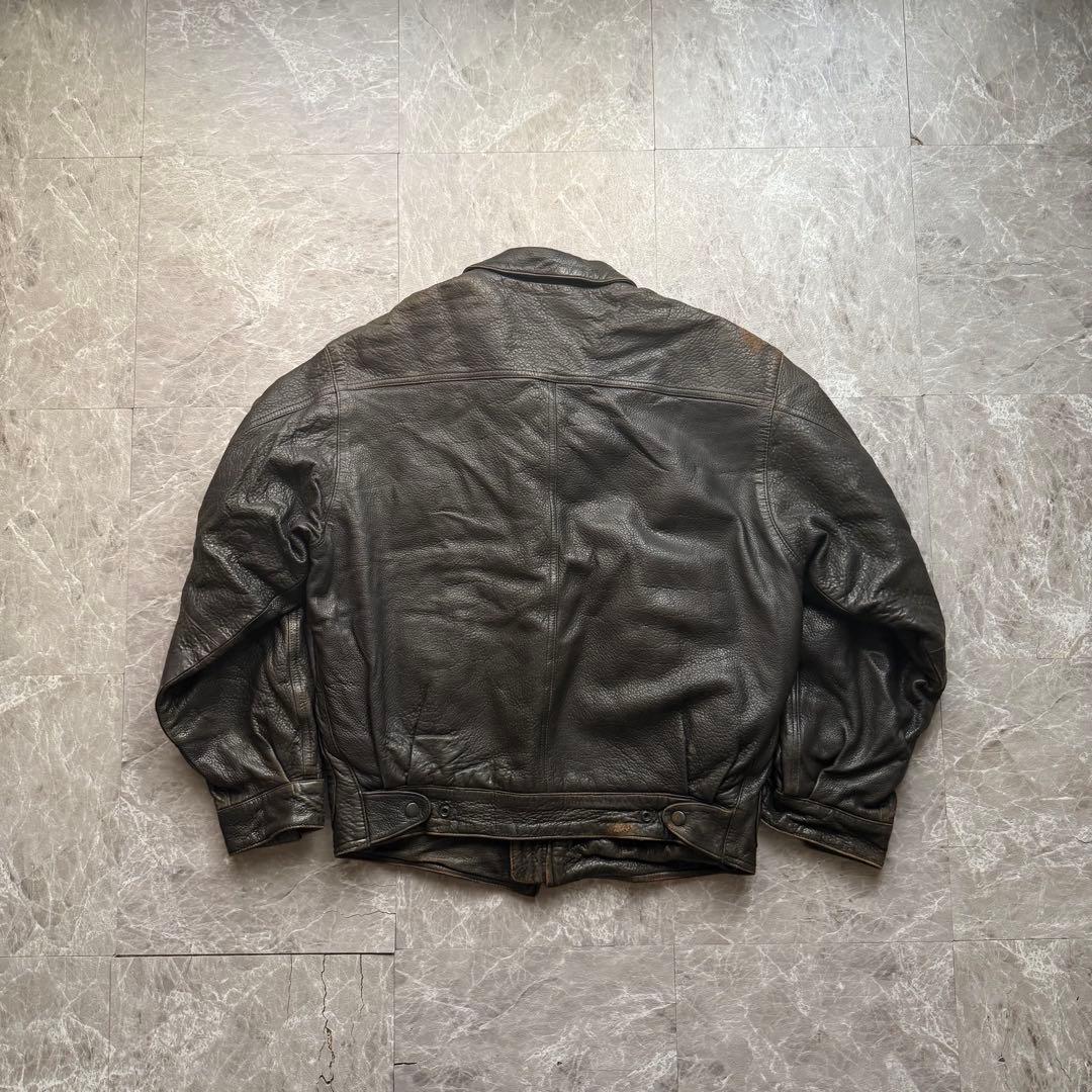 alexander julian real lether jacket 羊革