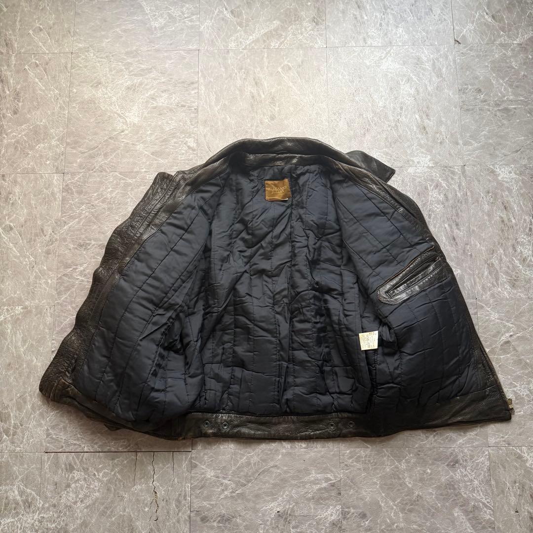 alexander julian real lether jacket 羊革