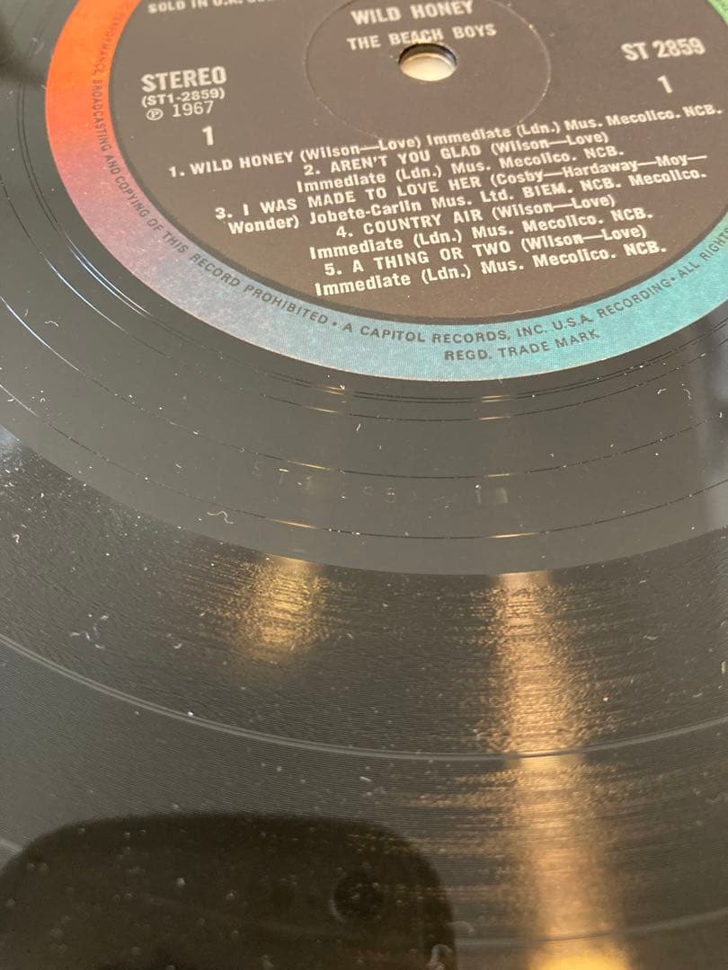 超美品UK orig.◼️BEACH BOYS／WILD HONEY
