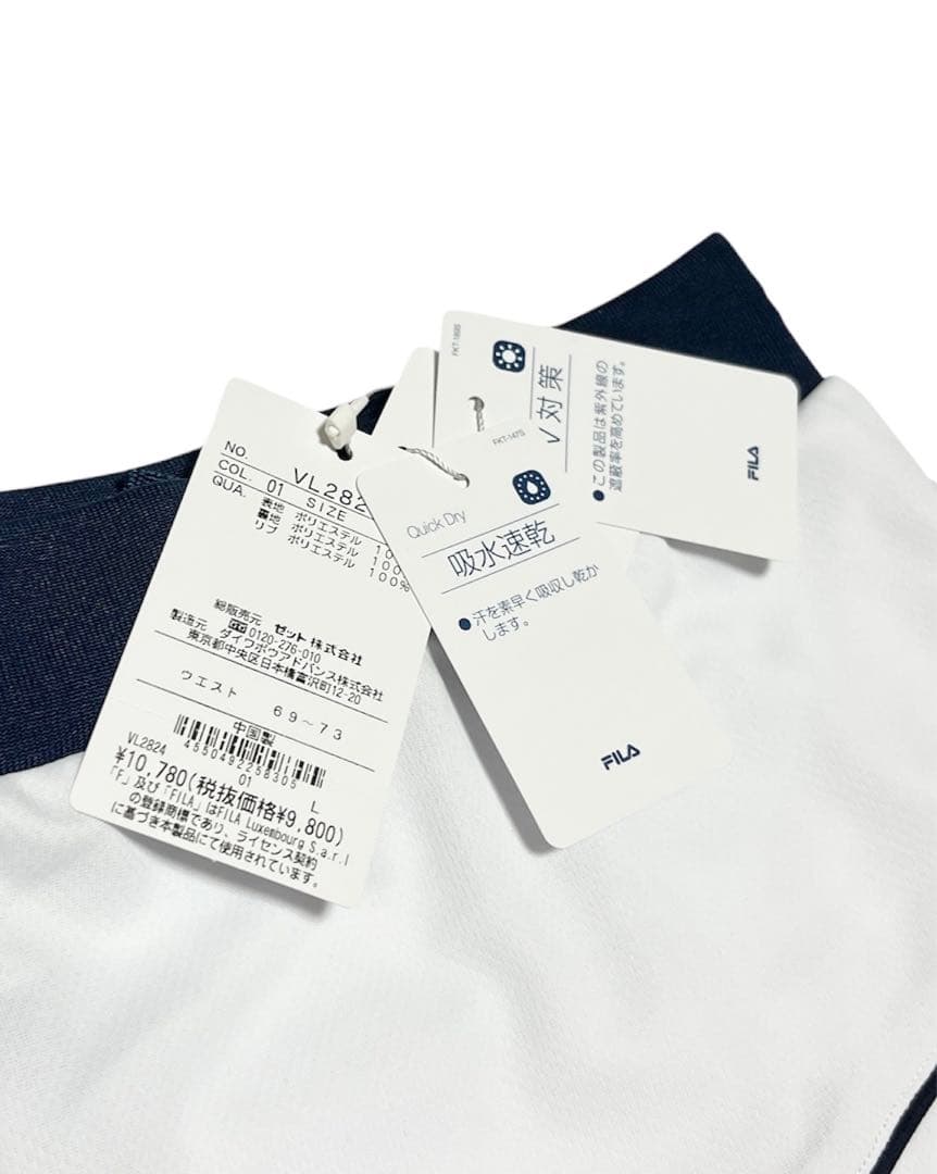 FILA  テニス  スコート  ホワイト L