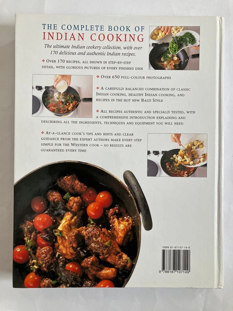 洋書 The Complete Book of Indian Cooking
