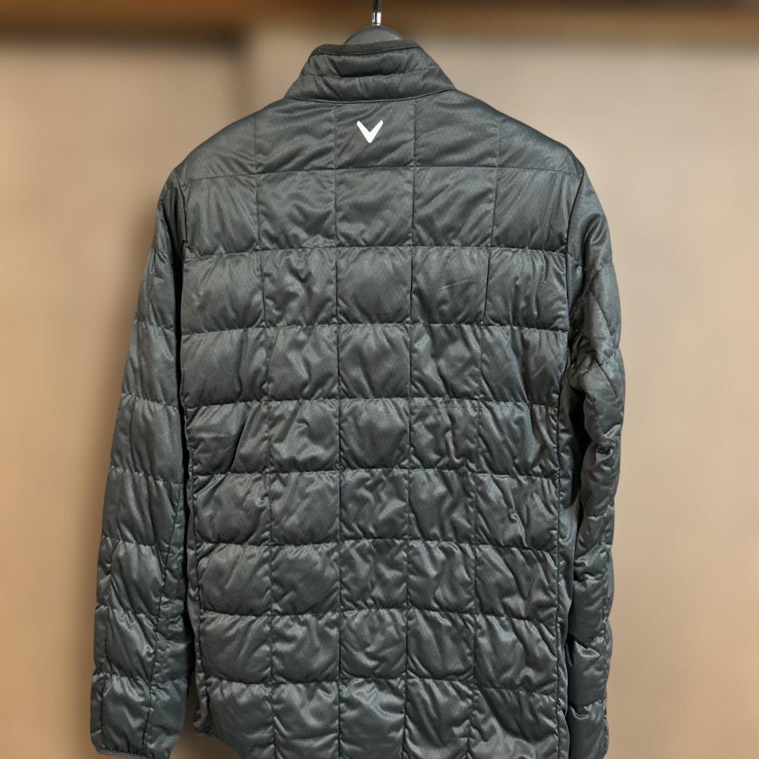 【美品】Callaway ダウンジャケット ブラックLサイズ メンズ ゴルフ