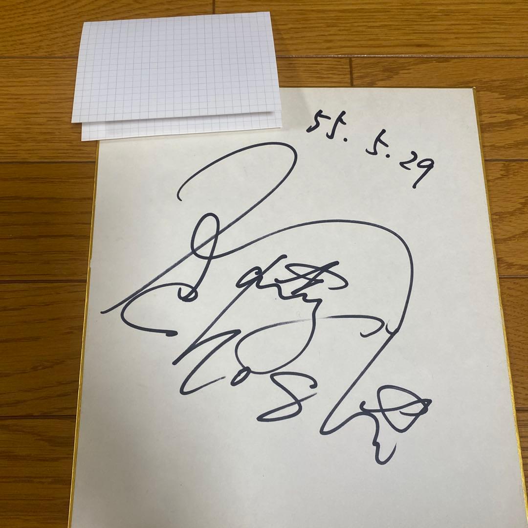 浜田省吾さん　直筆サイン入りレコード＋町支寛ニさん　直筆サイン