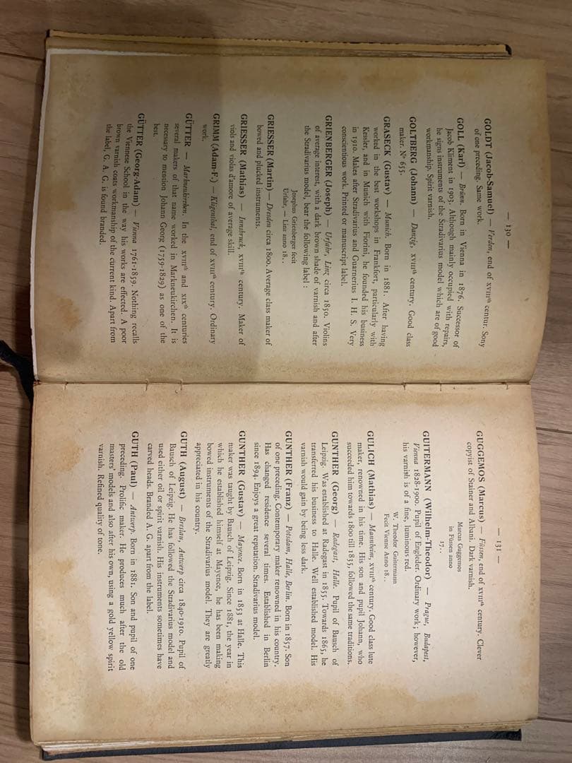 弦楽器製作者の辞書 DICTIONARY OF VIOLIN MAKERS