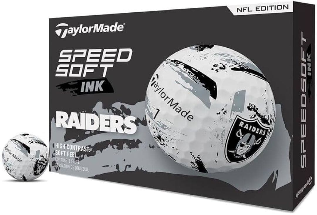 テーラーメイド スピードソフトインク ゴルフボール Raiders