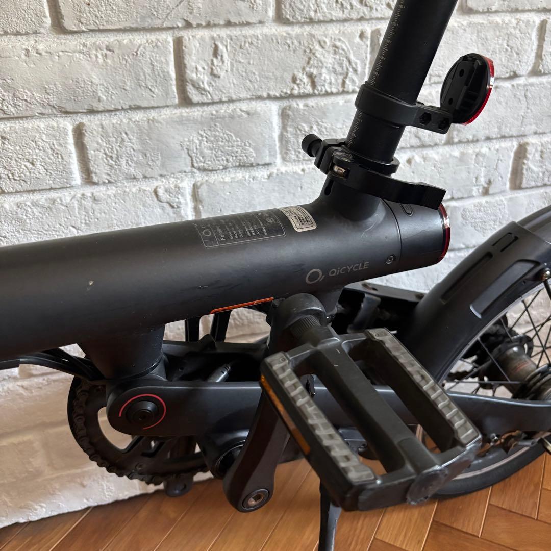 Qi CYCLE EF-1 Pro 電動アシスト 折り畳み自転車 ジャンク扱い
