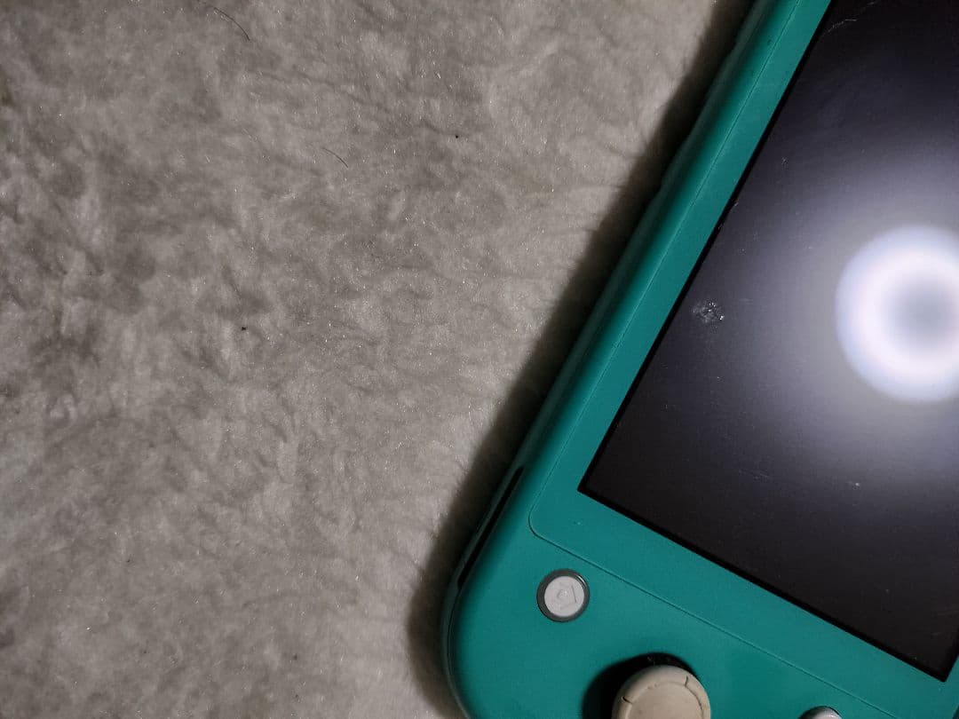 ジャンクNintendo Switch Lite ターコイズ液晶×通電ボタン音〇