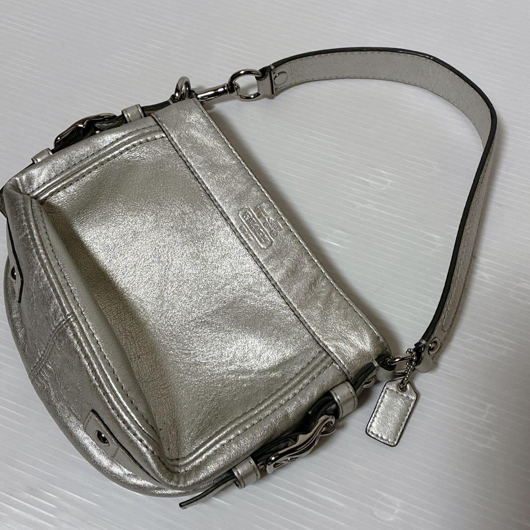 COACH コーチ　ワンショルダー　バッグ　アクセサリーポーチ　レザー　y2k