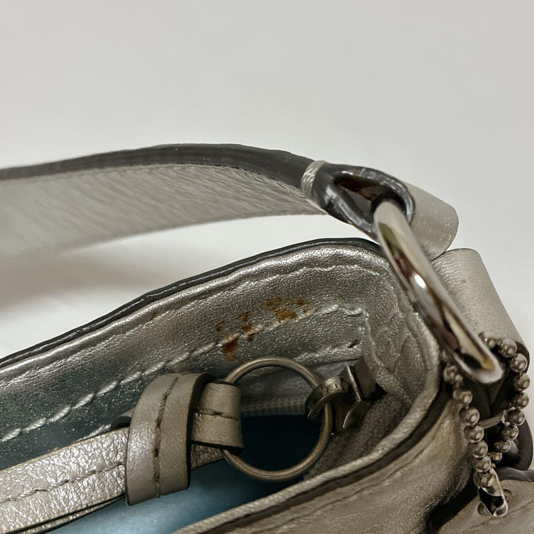 COACH コーチ　ワンショルダー　バッグ　アクセサリーポーチ　レザー　y2k